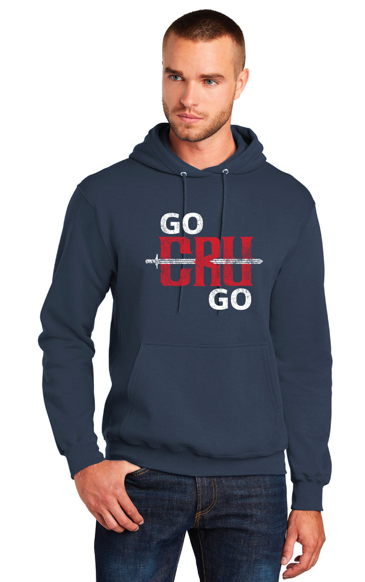 Hoodie Sweatshirt - Go Cru Go