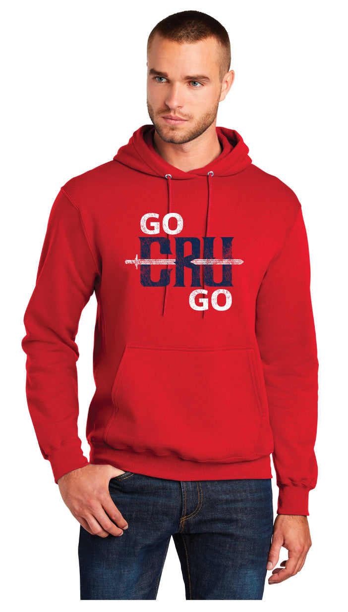 Hoodie Sweatshirt - Go Cru Go