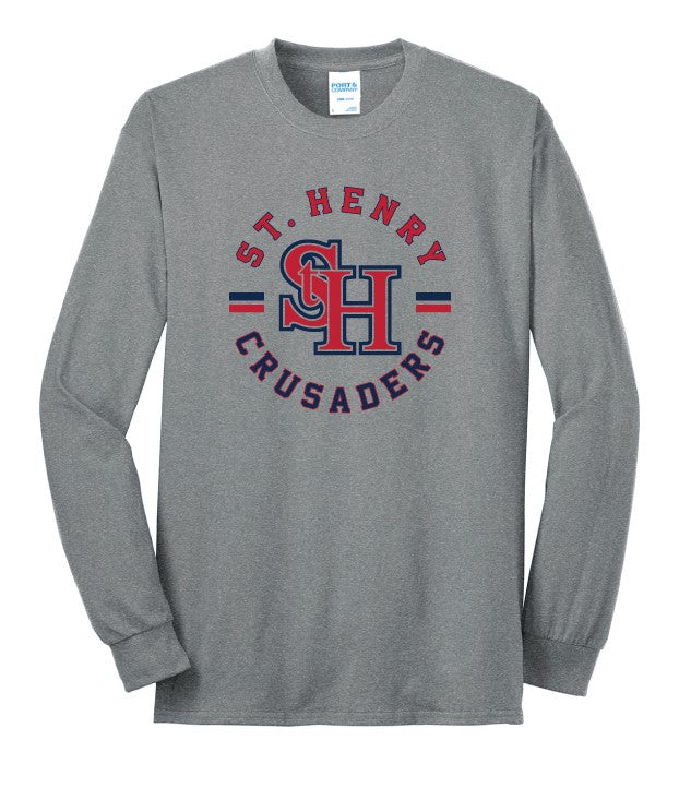 Long Sleeve shirt- split circle