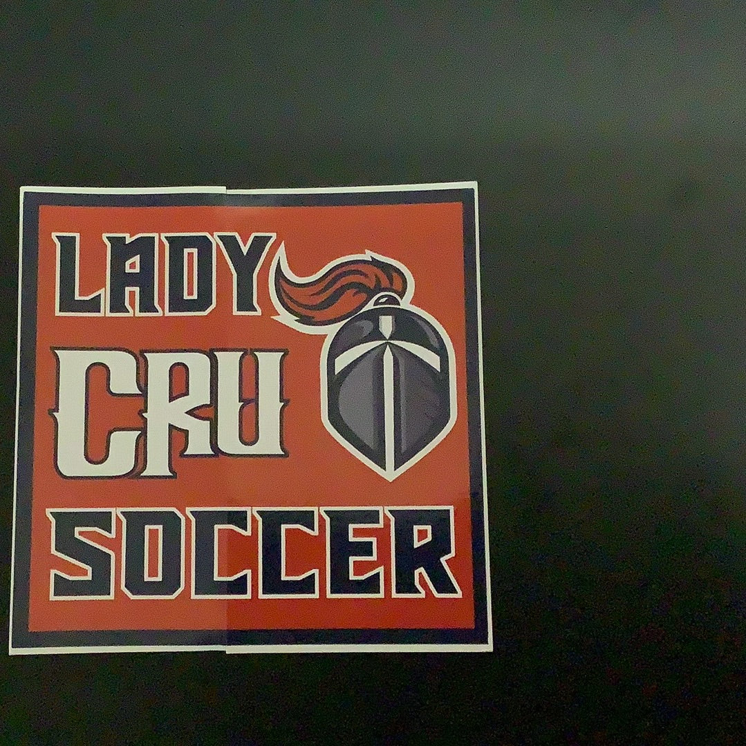 Lady Cru Soccer Sticker
