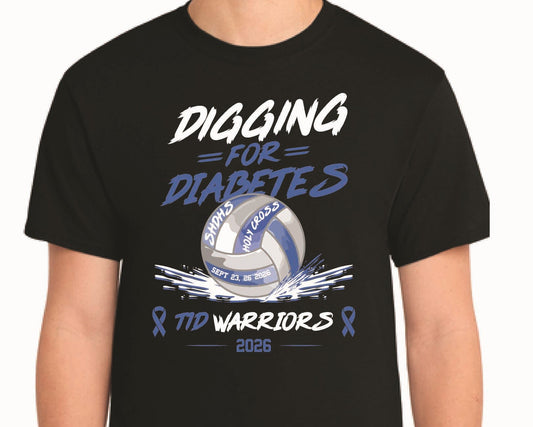 Digging for Diabetes 2026 shirt
