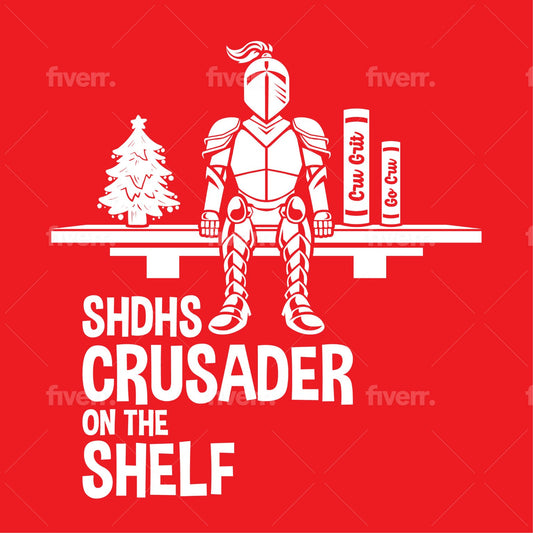 Crusader on a shelf shirt